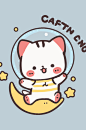 卡通创意可爱猫咪元素-众图网