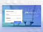 Login Dashboard for Monica Web Apps