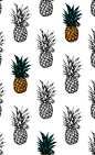 Pineapple Art Print by Eloise Roberts, via Society 6 www.cargocollective.com/eloiserobertsdesigns:: 