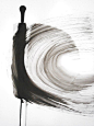 Philosophy A3 Black and White Ink Wash Painting by Manjuzaka: