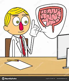 图片：医生解释肠道矢量卡通人物健康插画— 图库矢量图像© NoraVector #201461178 : 在 Google 上搜索到的图片（来源：cn.depositphotos.com）