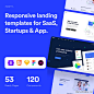 53款动态响应网站着陆页引导页模板 Appex - Production Ready Bootstrap 5 Landing Templates