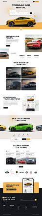 Premium Car Rental Website by Rafsan Sam on Dribbble