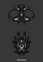 Spaceships, Ray Jin : Some concept about spaceships, these spaceship are come from a race of my personal project-Origin, they are so different form human ,some like bugs so thay you can feel these ships are so like them :)
