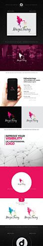 魔法仙女标志——人类标志模板Magic Fairy Logo - Humans Logo Templates天使,品牌,品牌,精致,命运,梦想,魔法,仙女,仙女,命运,花,花朵,女孩,亲切,历史,想象,想象力,夫人,魔法,魔法,神秘,神话,神话,粉色,小精灵,调皮捣蛋的,公主,精神,明星,甜蜜的 angel, brand, branding, delicate, destiny, dream, enchanted, fairies, fairy, fate, flower, flowers, girl, 