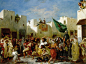 The Fanatics Of Tangier by Eugène Delacroix