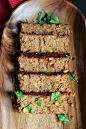 Vegan Oat-free Spicy BBQ Lentil Loaf | The Vegan 8