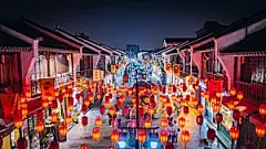 杭州西湖旅游风景文化集市建筑