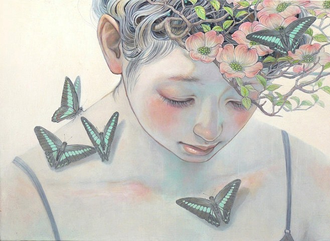 艺术家 Miho Hirano 唯美插画...