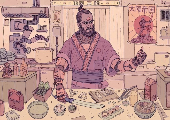 Jordan Gonzalez的赛博朋克...
