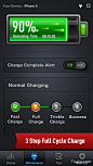 iHandy电池功率检测应用APP界面设计