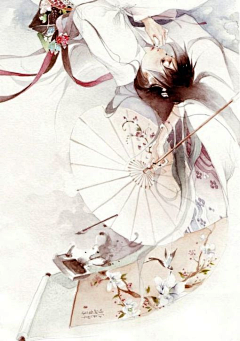 花采采采集到有人背景图
