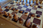 象棋古老的木器游戏