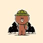做好准备一起露营了吗？#BROWN#和#SALLY#都在等着你们哦~