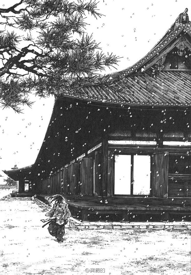 井上雄彦 ✭ 浪客行时期的黑白画作品