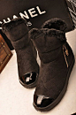 2012冬季新品韩版翻毛格菱拼接侧拉链平跟雪地靴短靴马丁靴女鞋子