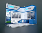 exhibition stand 3d model 6x3m 013