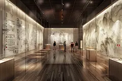博物馆展馆陈设摄影图