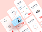 Investing app  app banking clean design feature fintech flat flow future illustration investing ios kids mobile product signup steps ui ux wizard