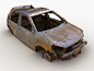 汽车残骸包 3D 模型