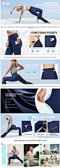 Amazon.com: IUGA Bootcut Yoga Pants for Women with Pockets High Waisted Workout Pants Tummy Control Bootleg Work Pants for Women : Clothing, Shoes & Jewelry