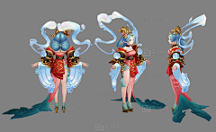 思念鱼的喵采集到3D 角色模型