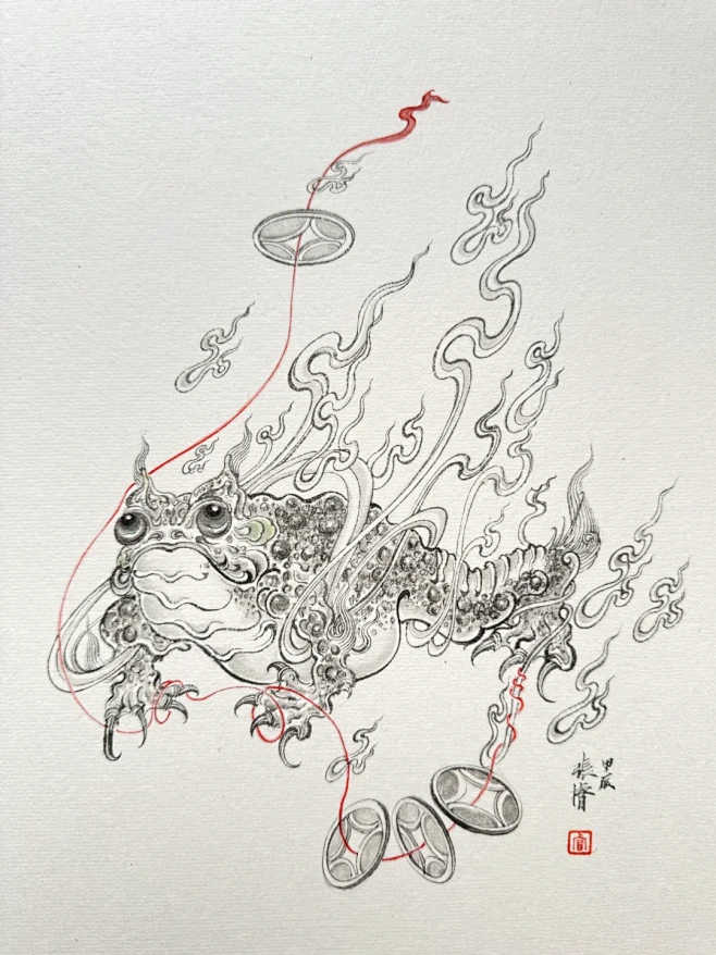 金蟾的快乐！含局部细节 - 小红书
