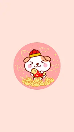 秋田君春节表情手机壁纸