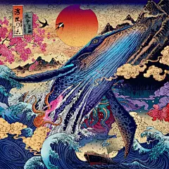浮世绘 壁纸 - 堆糖，美图壁纸兴趣社区