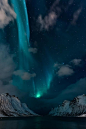 heaven and earth, nature, mystical   alaska aurora, picture of the day