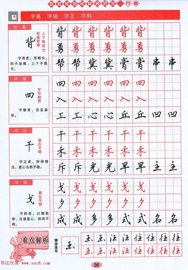 吴玉生行楷书法字帖《怎样写好写快规范字》
