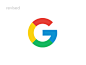 由Alex塔斯社修订谷歌g标记符号图标重新设计品牌重塑2015年