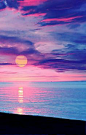 Pastel Sunset. Gorgeous blues & pinks.