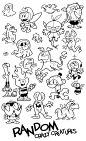 Random creatures by BezerroBizarro