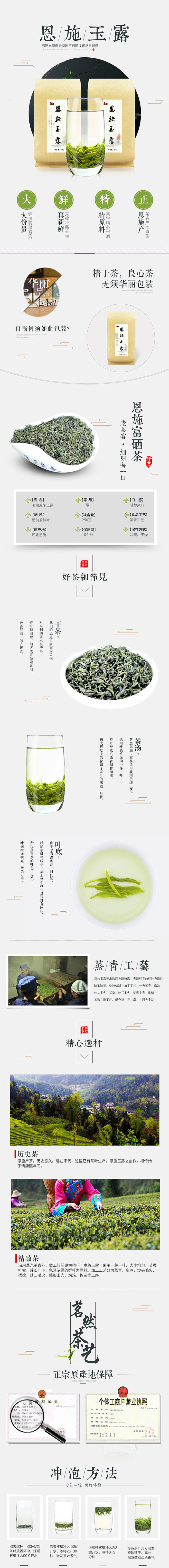 茶叶电商详情页设计欣赏