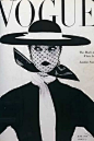 2012《VOGUE》杂志8月刊刊登了一顶优雅的帽子，这是七年后首次艾玛•斯通 (Emma Stone)戴的是MaxMara帽子，让我们再一次看到配饰在时尚界的地位。其实时尚插图中，20年代的女帽，30年代的头巾以及40、50年代的帽子的倾斜式设计慢慢流行，甚至有些设计师的帽子几次出现在时尚杂志中。自从2000年以来，帽子已经成为很多明星头上的配饰。下面，让我们一同回顾时尚杂志中优雅的帽子。
