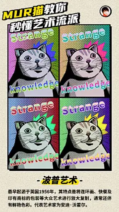 #Mur猫与艺术流派# 教你用14张mur猫表情包，秒懂各大艺术流派的套路！
#灵感的诞生# ​​​​