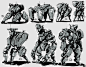 Mech thumbnails Week 10 of sketches 2017, Hue Teo