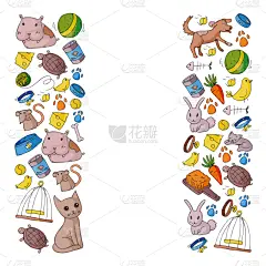 狗,动物,宠物商店,鱼类,矢量,小猫,兽医,背景,小狗,绘画插图