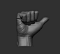 Male hands