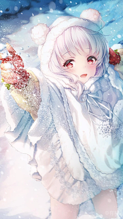 攸L然采集到二次元女