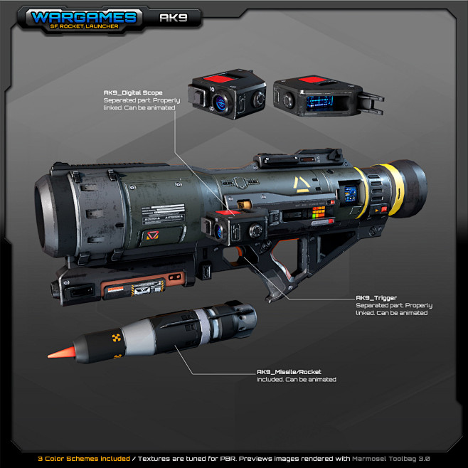 SF Rocket launcher, ...