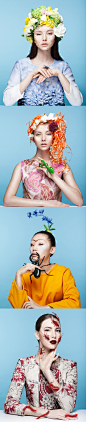 ID-932496-迷彩春-摄影师借用许多动植物装饰物来做装饰高清大图