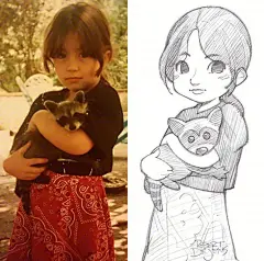插画师 Robert DeJesus 将真人绘制成Q版漫画肖像 ​​​​