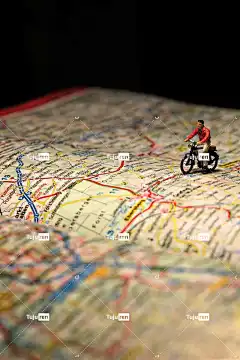 骑自行车的人 地图 微型图 模型构造图 图集 手机壁纸 骑自行车