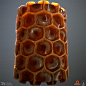 Honey Bee Larvae: Substance Designer, Daniel Robson : Substance Designer Bee Larvae Study - fully procedural.