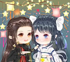 诛仙张小凡（鬼厉）陆雪琪唯美古风插画