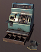 Cash register (UE3), Michał Kubas : Unreal Engine 3 (UDK)
Diffuse color mixed in material.

Old model for polish tutorial: http://cgwisdom.pl/sklep/szkolenie-tworzenie-modeli-do-gier-kurs