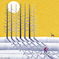 NON January 2015 : Cover illustration for NON magazine, January 2015 issue.