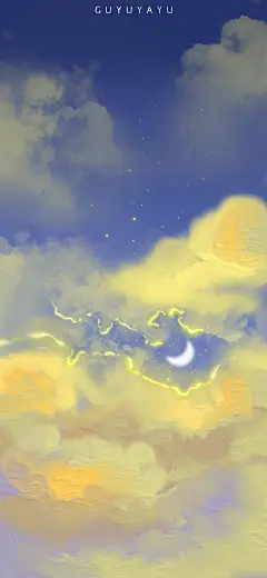 cr.微博@谷雨芽郁__201025_风景 油画 质感 手机壁纸